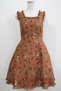 MILK / チェリーローズワンピース  キャラメル H-25-09-16-014-ML-OP-KB-ZH