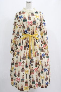 画像1: Jane Marple / Little tassel dollsレースカラードレス M アイボリー H-25-09-16-002-JM-OP-KB-ZH
