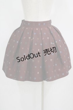 画像3: Jane Marple / EMB jacquardのミニスカート  ボルドー H-25-09-16-016-JM-SK-KB-ZH