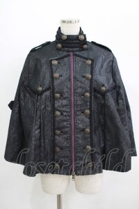 Ozz oneste / ナポレオンケープマント  黒 H-25-09-16-023-OO-CO-KB-ZH