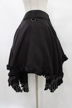 画像3: Na+H / アシメ巻きスカート  黒 H-25-09-17-1029-PU-SK-KB-ZH