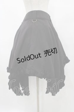 画像3: Na+H / アシメ巻きスカート  黒 H-25-09-17-1029-PU-SK-KB-ZH