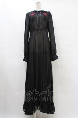 画像1: KILL STAR / Miss Thumberina Maxi Dress S ブラック H-25-09-17-1033-SL-OP-KB-ZH