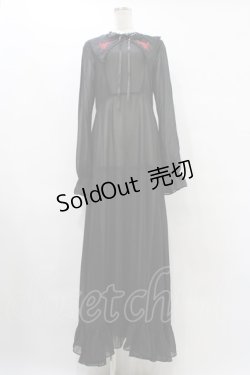 画像1: KILL STAR / Miss Thumberina Maxi Dress S ブラック H-25-09-17-1033-SL-OP-KB-ZH