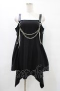 KILL STAR / Pleasure & Chain Dress S 黒 H-25-09-17-1035-SL-OP-KB-ZH