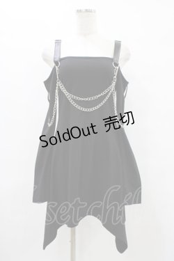 画像1: KILL STAR / Pleasure & Chain Dress S 黒 H-25-09-17-1035-SL-OP-KB-ZH