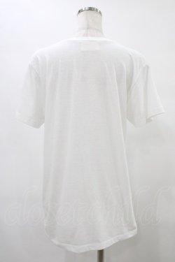 画像2: MALKOMALKA / プリントTシャツ  白×サックス H-25-09-17-1041-PU-TO-KB-ZH