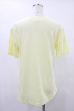 画像2: MALKOMALKA / プリントTシャツ  イエロー×黒 H-25-09-17-1042-PU-TO-KB-ZH