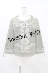 Rozen Kavalier / ノーカラージャケット  グリーン H-25-09-17-1043-OO-JA-KB-ZH