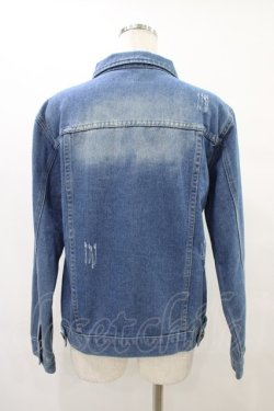 画像2: NieR Clothing / 4POCKETデニムジャケット  青 H-25-09-17-1044-PU-JA-KB-ZH
