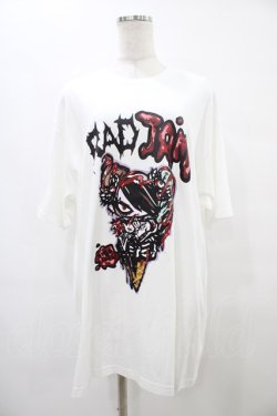 画像1: HYPER CORE / RAD JAMコラボレーションTシャツ  白 H-25-09-17-1049-PU-TO-KB-ZH