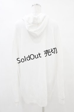 画像2: MILKBOY / NEVER FEED BEAR HOODY L ホワイト H-25-09-17-1051-MB-TO-KB-ZH