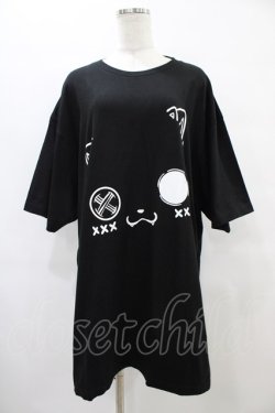 画像1: NieR Clothing / プリントCOTTON CUTSEW XXXL 黒 H-25-09-17-1056-PU-TO-KB-ZH