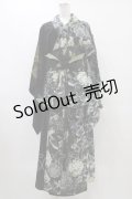 Qutie Frash / 浴衣SET  ブラック×ゴールド H-25-09-17-1011-QU-OP-KB-ZH