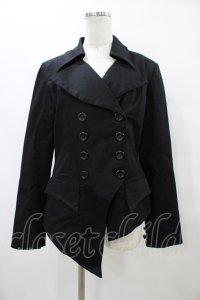 BPN / ダブルボタンジャケット M 黒 H-25-09-17-1014-GO-JA-KB-ZH