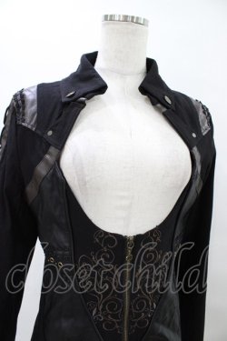 画像4: Rozen Kavalier / 異素材切替刺繍ジャケット  黒 H-25-09-17-1015-OO-JA-KB-ZH