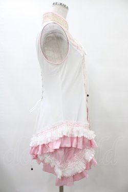 画像3: Qutie Frash / 胸開きチャイナチュニック  ピンク H-25-09-17-1022-QU-TO-KB-ZH
