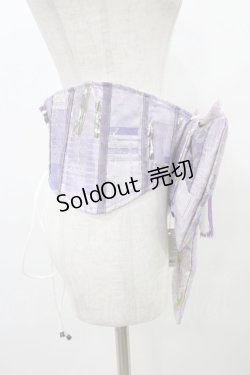 画像3: Qutie Frash / 花魁帯コルセット  パープル H-25-09-17-1023-QU-TO-KB-ZH