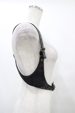 画像3: Na+H / レザーハーネス  黒 H-25-09-17-1025-PU-TO-KB-ZH