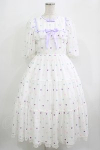 Angelic Pretty / Candy Petit Heartワンピース Free オフ H-25-09-18-003-AP-OP-NS-ZH