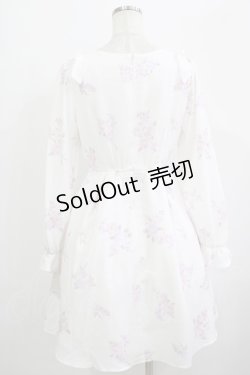 画像3: LODISPOTTO / 肩リボンオリジナル花柄ワンピース M オフ H-25-09-18-026-LO-OP-NS-ZH