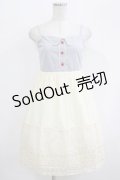 Blue rouge / ストライプ切替ワンピース Free 生成り H-25-09-18-027-CA-OP-NS-ZH