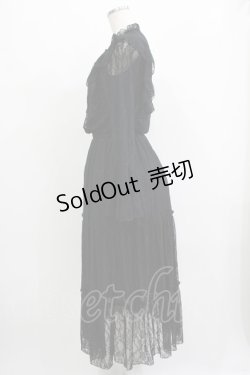 画像2: axes femme / 総レースワンピース M ブラック H-25-09-18-030-AX-OP-NS-ZH