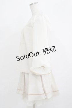 画像2: axes femme POETIQUE / ブラウス×PTセットアップ M 生成り H-25-09-18-032-AX-OP-NS-ZH