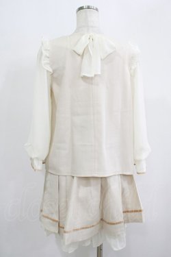 画像3: axes femme POETIQUE / ブラウス×PTセットアップ M 生成り H-25-09-18-032-AX-OP-NS-ZH