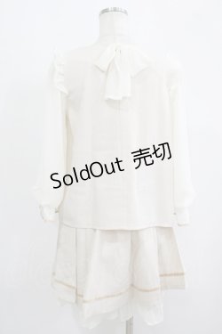 画像3: axes femme POETIQUE / ブラウス×PTセットアップ M 生成り H-25-09-18-032-AX-OP-NS-ZH