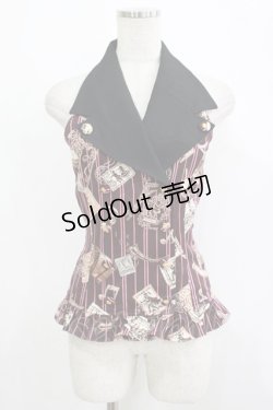 画像1: ALICE and the PIRATES / Teufel von Hameln柄ベスト Free ロザリオ(ボルドー) H-25-09-18-035-PA-TO-NS-ZH