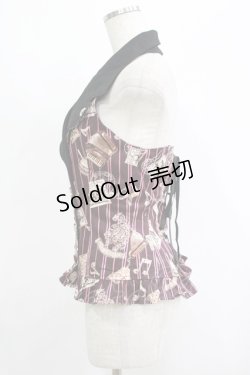 画像2: ALICE and the PIRATES / Teufel von Hameln柄ベスト Free ロザリオ(ボルドー) H-25-09-18-035-PA-TO-NS-ZH