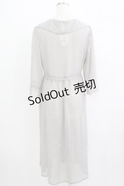画像3: an another angelus / シアーロングカーディガン Free GRAY H-25-09-18-036-CA-TO-NS-ZH