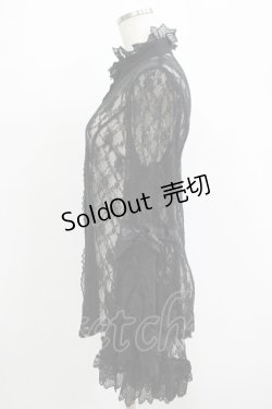 画像2: ALICE and the PIRATES / アイリーンレースブラウス Free ブラック H-25-09-18-038-PA-BL-NS-ZH