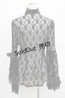 画像3: ALICE and the PIRATES / アイリーンレースブラウス Free ブラック H-25-09-18-038-PA-BL-NS-ZH