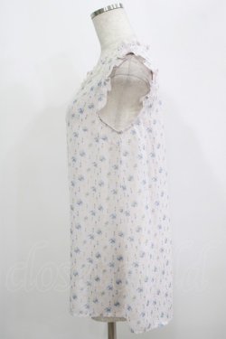 画像2: axes femme / 小花柄ノースリブラウス M ピンク H-25-09-18-040-AX-BL-NS-ZH