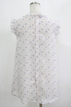 画像3: axes femme / 小花柄ノースリブラウス M ピンク H-25-09-18-040-AX-BL-NS-ZH