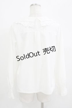 画像3: axes femme / レースカラーブラウス M オフ H-25-09-18-044-AX-BL-NS-ZH