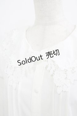 画像4: axes femme / レースカラーブラウス M オフ H-25-09-18-044-AX-BL-NS-ZH