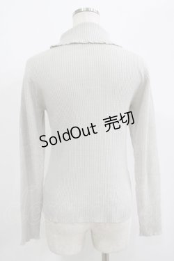 画像3: axes femme / レースアップタートルネックニット M グレー H-25-09-18-045-AX-TO-NS-ZH