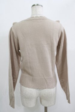 画像3: F i.n.t / ヨークフリルニット Free BEIGE H-25-09-18-048-CA-TO-NS-ZH