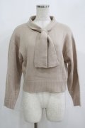 an another angelus / タイカラーニット Free BEIGE H-25-09-18-049-CA-TO-NS-ZH