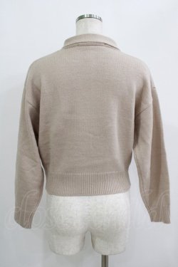 画像3: an another angelus / タイカラーニット Free BEIGE H-25-09-18-049-CA-TO-NS-ZH