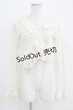 画像1: Angelic Pretty / Dolly Ribbon ニットボレロ Free  H-25-09-18-052-AP-TO-NS-ZH