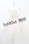 Amavel / トゥシューズトゥシューズ刺繍入りフリル付レースUPジャンスカ Free ピンク H-25-09-18-1035-CA-OP-NS-ZH