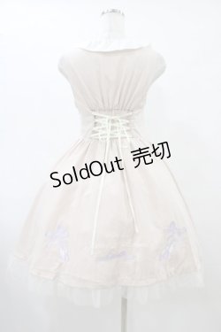 画像2: Amavel / トゥシューズトゥシューズ刺繍入りフリル付レースUPジャンスカ Free ピンク H-25-09-18-1035-CA-OP-NS-ZH