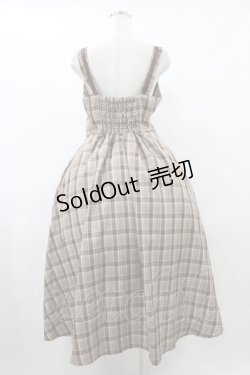 画像2: m petit by misako / AMCHKスクエアネックジャンパースカート L ベージュ H-25-09-18-1038-LO-OP-NS-ZH