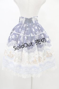 画像2: BABY,THE STARS SHINE BRIGHT / Alice Bruges柄ｓｋ F ネイビー H-25-09-18-1041-BA-SK-NS-ZH