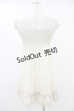 画像2: axes femme / カラー刺繍チュニック M 生成り H-25-09-18-1048-AX-TO-NS-ZH