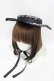 画像1: Kurumi Collaboration / KRMヘッドドレス  ブラック H-25-09-18-1005-0-AC-NS-ZH (1)